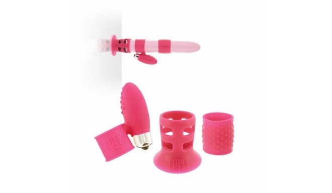 Набор насадок на вибратор "Vibo Kit" с вибропулей 